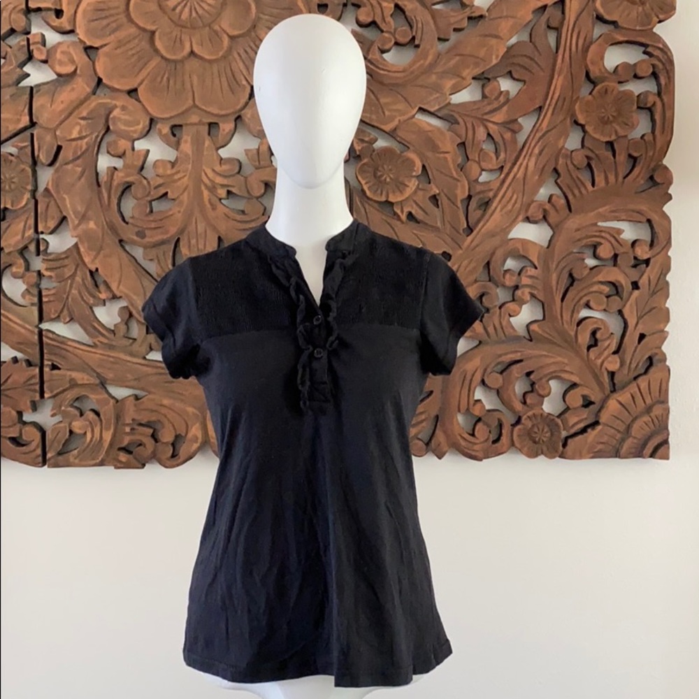 Black Casual Top by Chances R